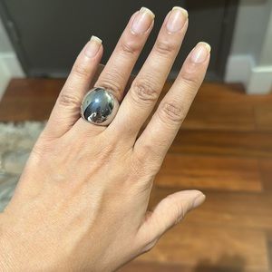 Anthropologie silver bubble ring